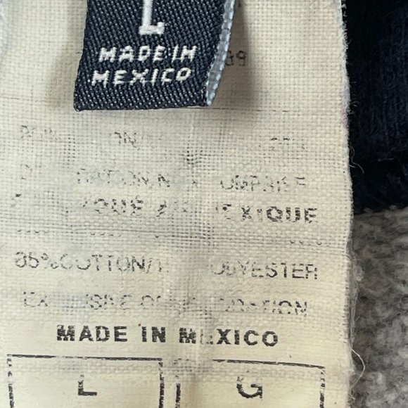 Vintage Y2K Champion Pullover Sweatshirt Unisex L Gray Crewneck Embroidered Logo - Picture 8 of 10